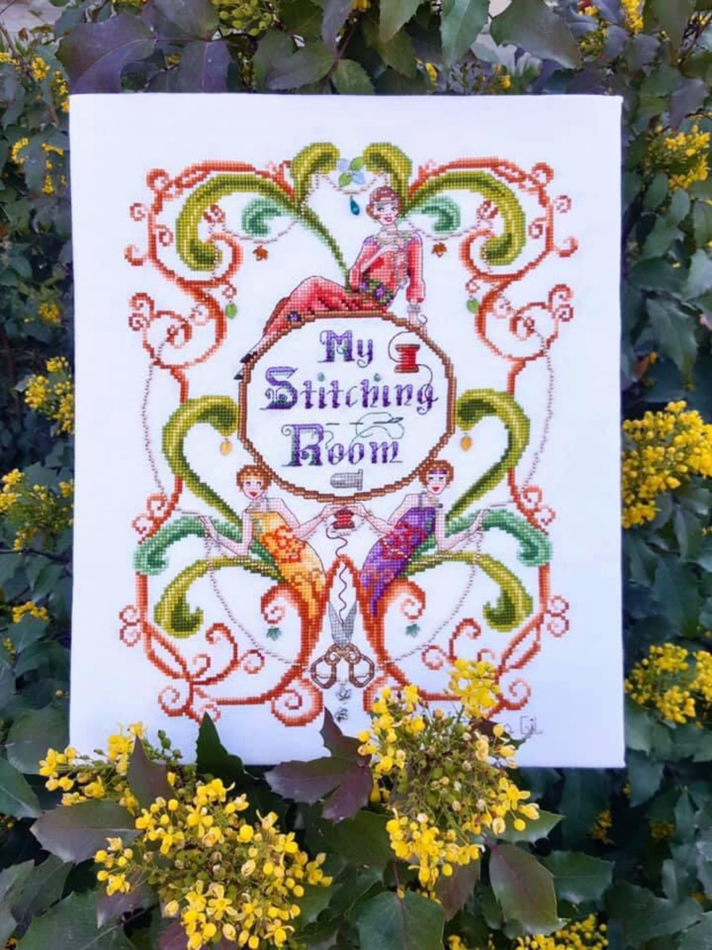 My Stitching Room Counted Cross Stitch Chart Pattern Instant PDF Download