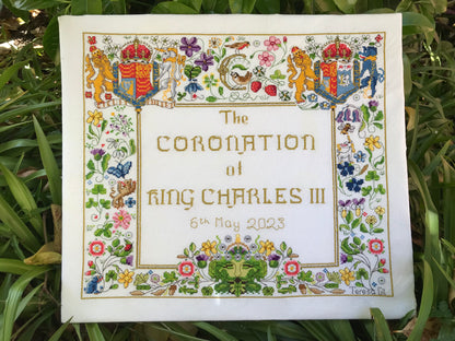 Coronation Garden Counted Cross Stitch Pattern Instant PDF Download