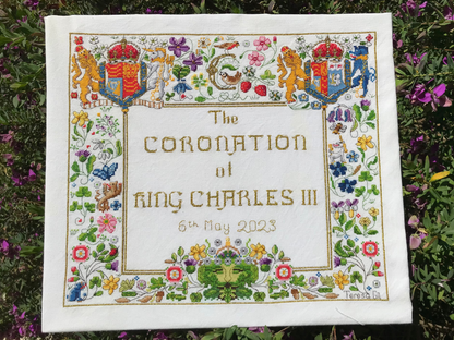 Coronation Garden Counted Cross Stitch Pattern Instant PDF Download