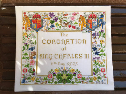 Coronation Garden Counted Cross Stitch Pattern Instant PDF Download